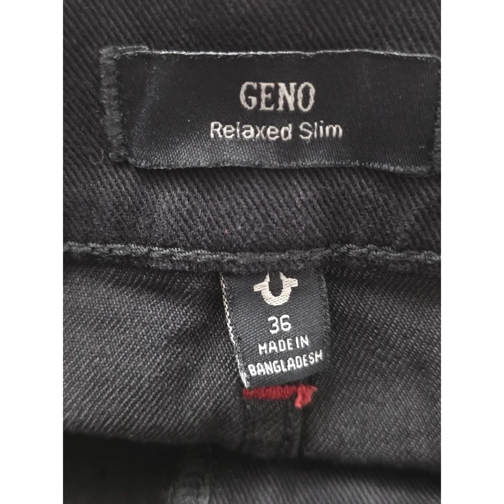 True Religion SN flap Slim‎ Color RINSE black Stile 700817 Size 36x32